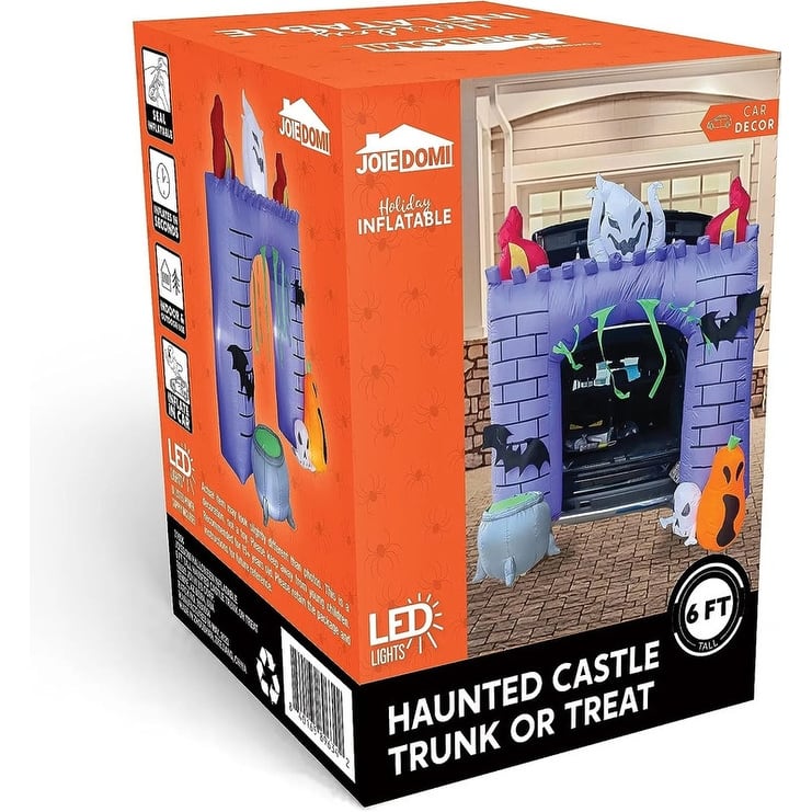 6 ft Halloween Inflatable Haunted Castle