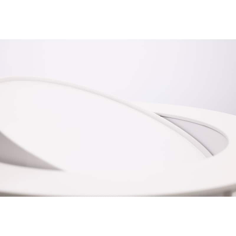 14W 6" Directional Low-Profile Downlight CCT Selectable 120V White Finish