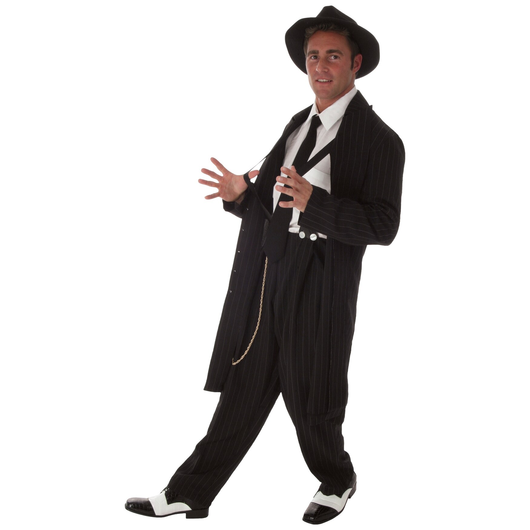Shop Black Zoot Suit Costume Overstock 13053993