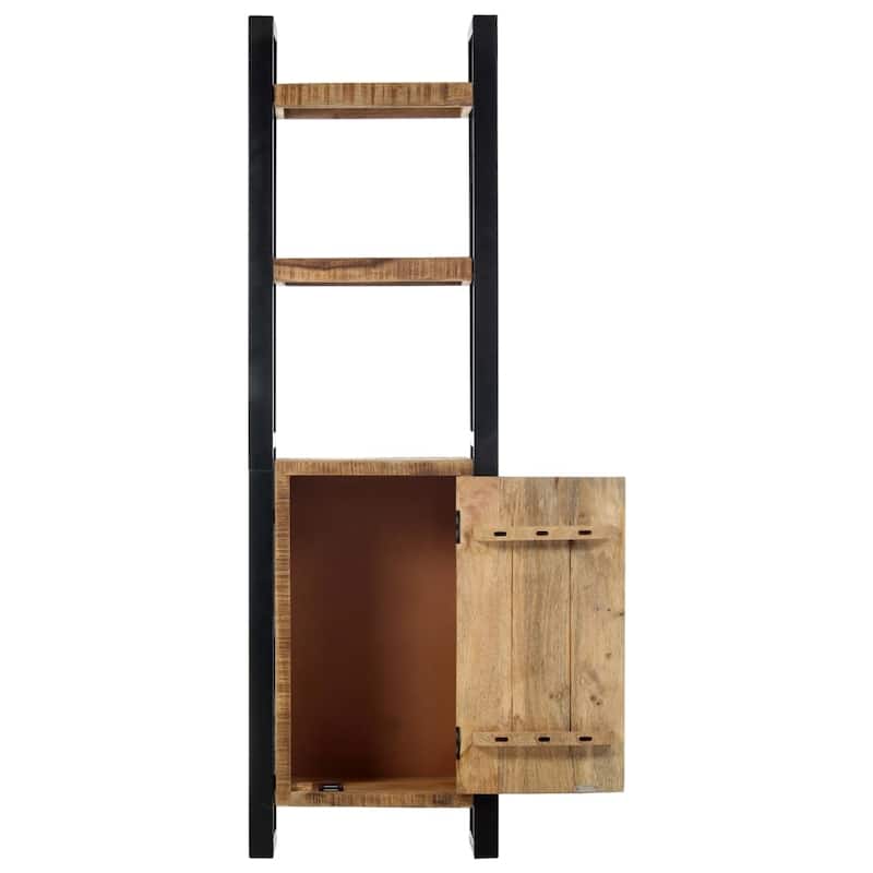 vidaXL Bookshelf 19.7"x11.8"x66.9" Solid Mango Wood
