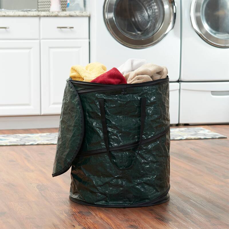 Household Essentials Pop-Up Zip-Top Hamper
