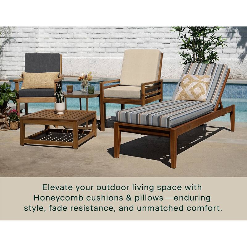 Outdoor Highback Dining Chair Cushion