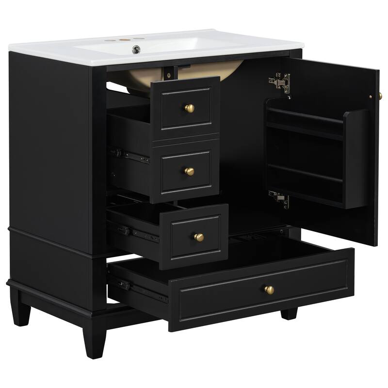 Christopher Knight Home 30" Stylish and Functional Bathroom Vanity with Sink