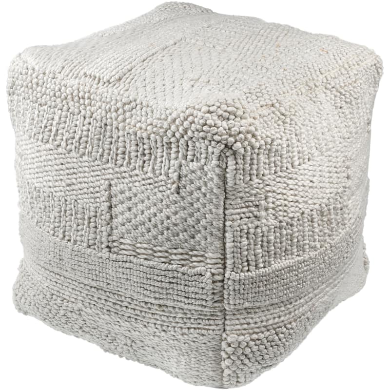 Quinten Modern & Contemporary Textured Pouf