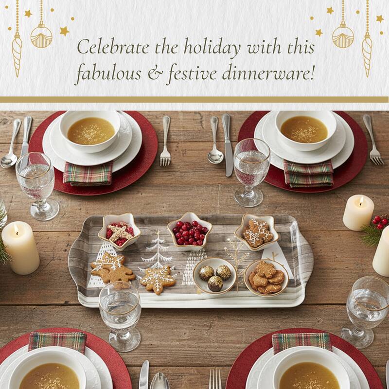 Pimpernel Christmas Trays Set