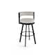 Option Light Grey Polyester / Black Metal
