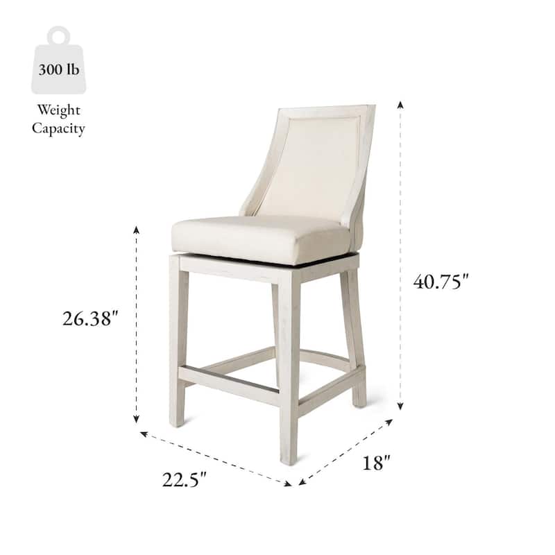 Maven Lane Vienna Swivel Kitchen Stool