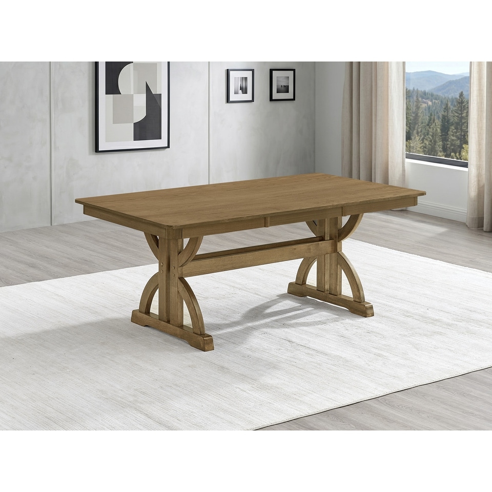 Best Quality Ash Brown Color Wood Dining Tables with or with out Butterfly Leaf