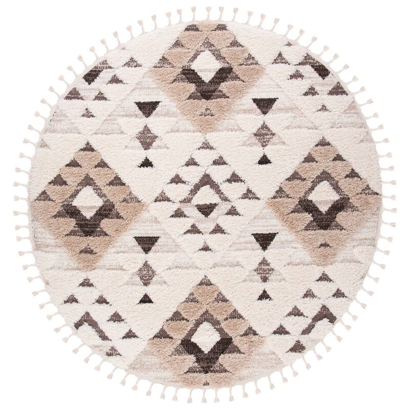 SAFAVIEH Moroccan Tassel Shag Kobi 2-inch Thick Rug