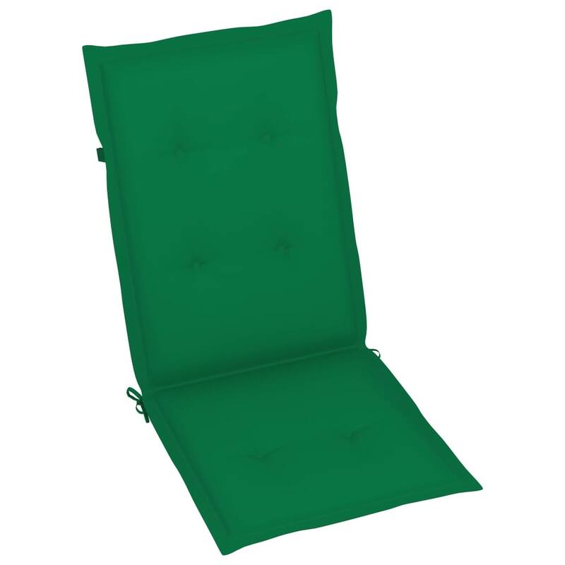 vidaXL Outdoor Recliner Chairs Patio Chair with Cushions Solid Wood Acacia