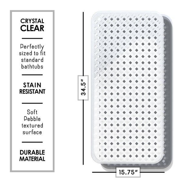 Empyrean Clear Non-Slip Shower/Bath Mat