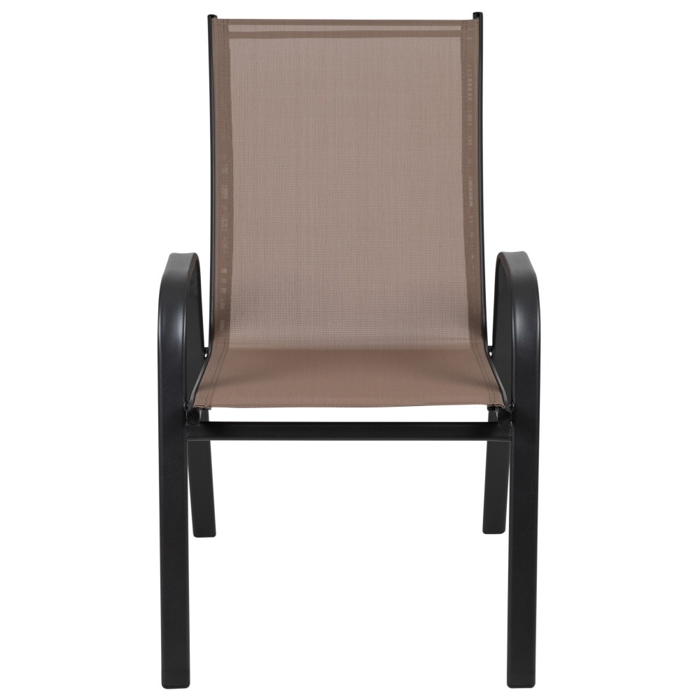 Hampton bay stacking 2025 metal slat chair