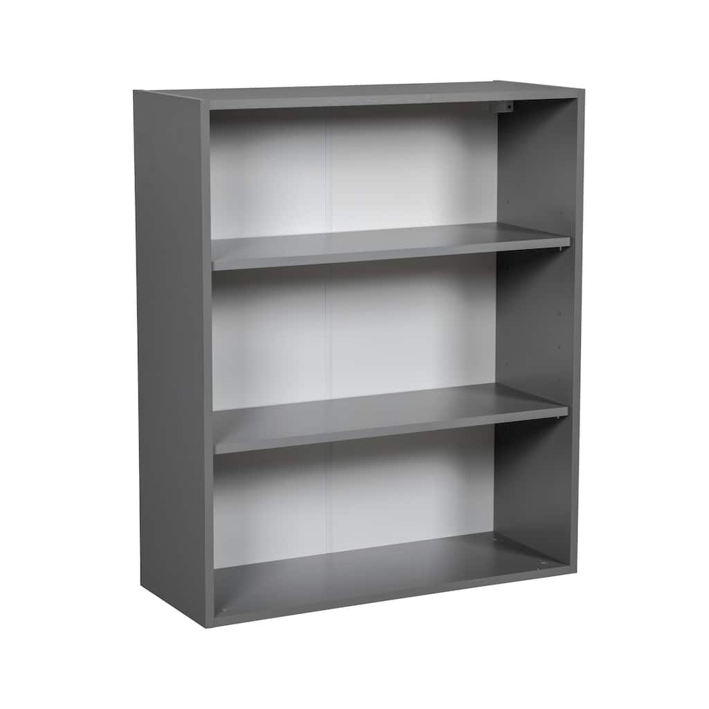 30" x 36" Wall Cabinet-Double Door-Grey - 30 x 36 x 12
