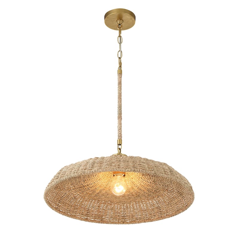 Crystorama Lighting Group ODS-7801 Odessa 21" Wide Pendant with Lake