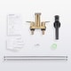 preview thumbnail 43 of 41, WOWOW 4 in. Centerset Double Handle Waterfall Bathroom Sink Faucet