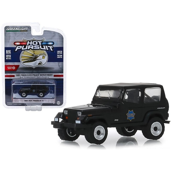 black jeep wrangler diecast model