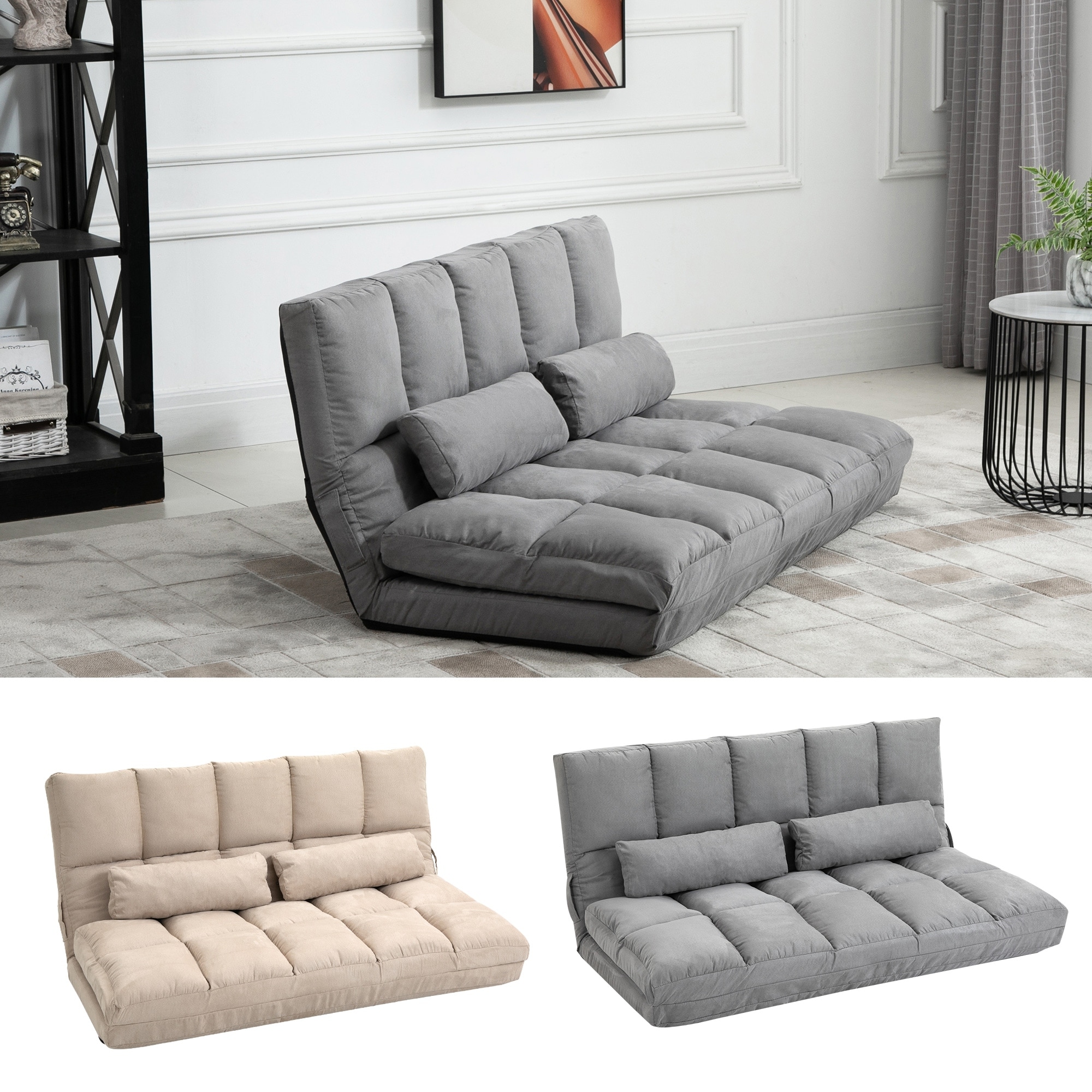 Homcom convertible sleeper chair cheap