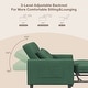 preview thumbnail 41 of 64, 3-in-1 Adjustable Sleeper Sofa Bed, Pull Out Chair Sofa, Convertible Folding Bed for Living Room