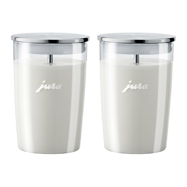 Jura Glass Milk Container (Pack of 2) - Clear