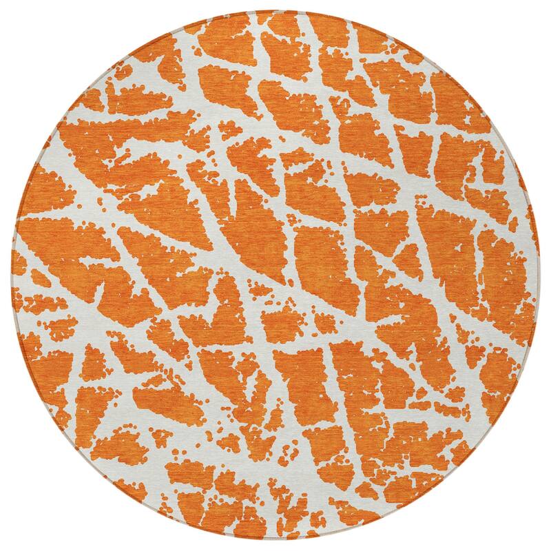 Nalu Artistic Abstract Weather Resistant Classic Meets Modern Outdoor Rug