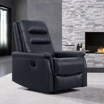 DENOSEN Faux Leather Manual Recliner Chair