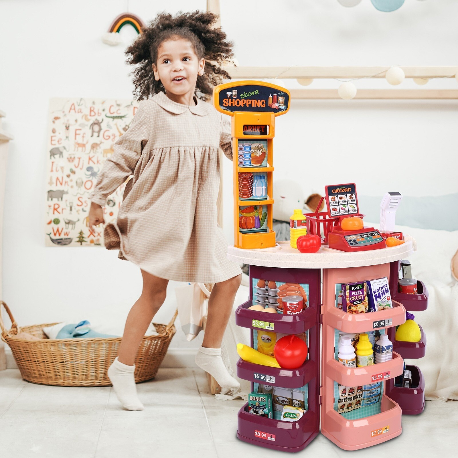 Grocery Game Store Children S Gifts Girl Supermarket Kitchen Toy