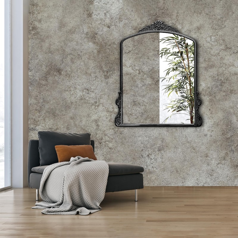 French Style Large Gold Mirror, Wood Frame Mirror