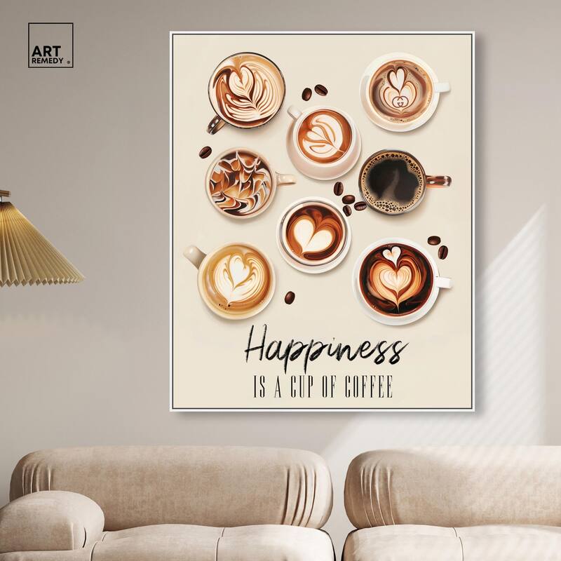 68945 Coffee Cup Collection Canvas by Art Remedy