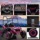 preview thumbnail 15 of 13, 24V Kids Ride On Utv, 2 Seater 4WD Electric Truck with Sun Shade