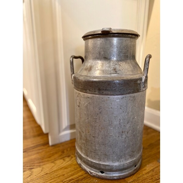 Shop El Paso Import Handmade Unique Vintage Round Milk Can ...