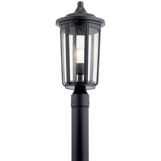 Kichler Fairfield 19.25 inch 1 Light Post Light in Black