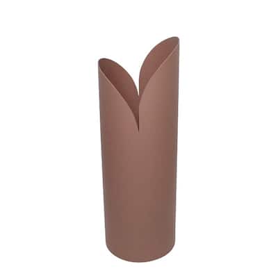 Lg. Pink Iron Vase 15.75"H -ST