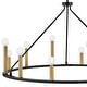 preview thumbnail 5 of 7, Lark 83159 Lazlo 12 Light 38" Wide Ring Chandelier