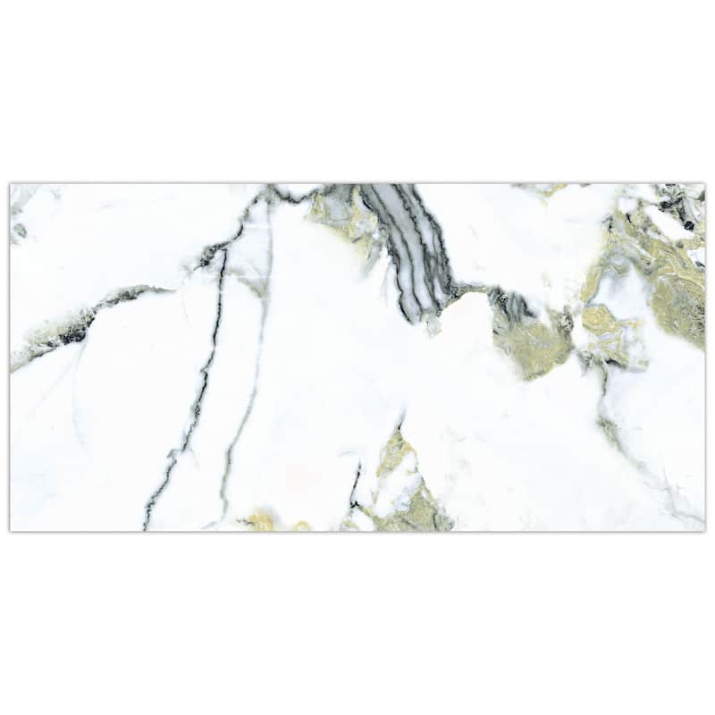 Merola Tile Touche Jade 11-3/4" x 23-1/2" Porcelain Floor and Wall Tile