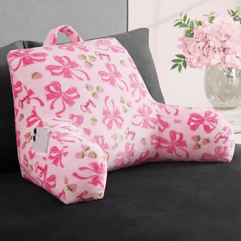 Juicy Couture 30" x 21" x 17" Backrest Pillows - 30" x 21" x 17" - Pink