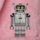 preview thumbnail 18 of 17, Sweet Kids 100% Polyester SUPER PLUSH Double Brushed Hooded Bathrobe - ROBOT