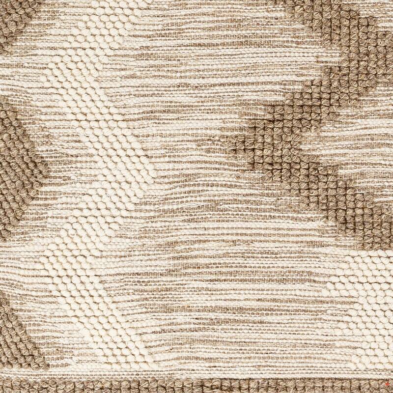 Livabliss Savi Handmade Boho Geometric Wool Area Rug