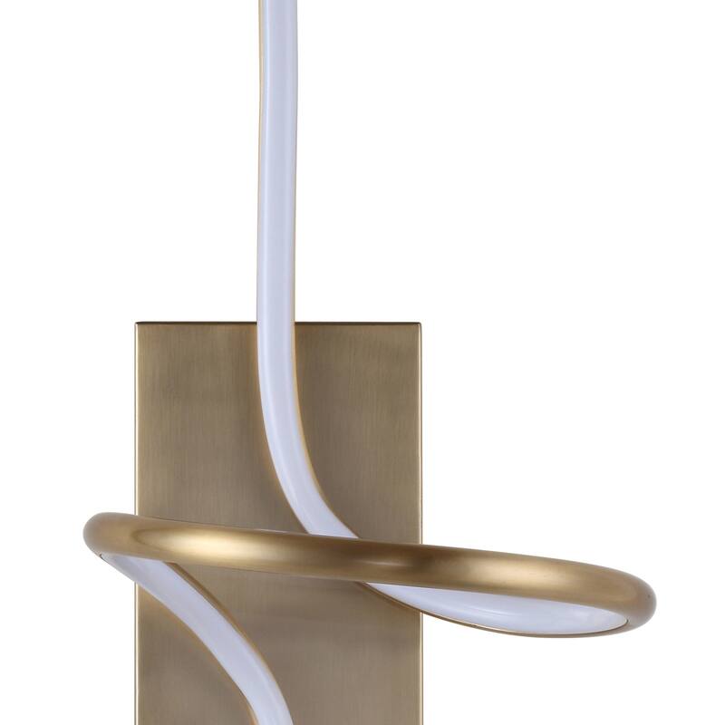 Crucis Minimalist Metal Integrated LED Vanity Light Sconce, by JONATHAN Y