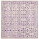 SAFAVIEH Handmade Cambridge Myrtis Moroccan Wool Rug - 4' x 4' Square - Purple/Ivory