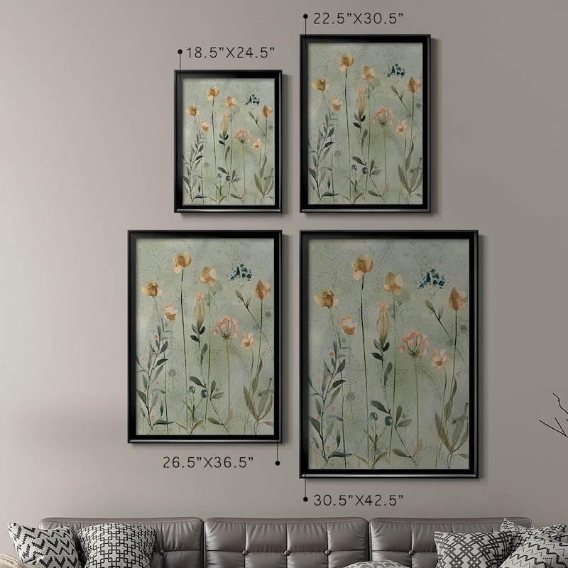 Botanical Sketchbook Premium Framed Print - Ready to Hang