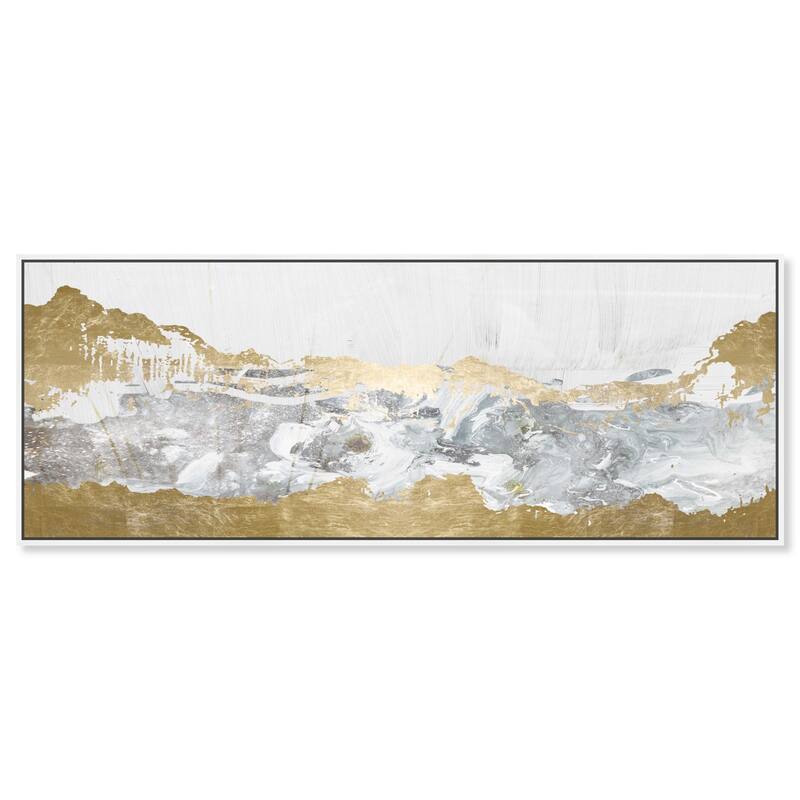 Inspired Morning Panoramic Canvas by Art Remedy - White - 54" x 20"