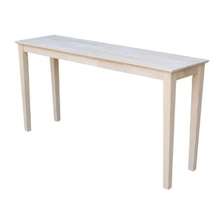 International Concepts Shaker 60-in Long Solid Wood Console Table