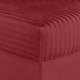 preview thumbnail 75 of 116, Home Sweet Home Dream Striped 1200 TC Cotton Deep Pocket Bed Sheet Set Burgundy - Full