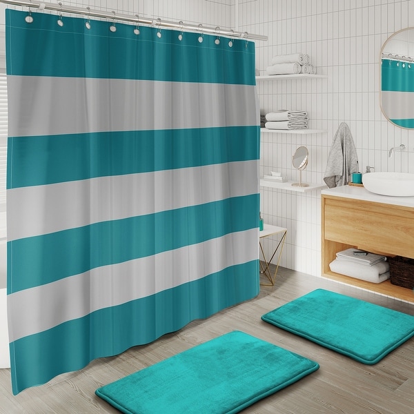 Clara Clark 23 Piece Complete Bathroom Accessories Kit With Shower Curtain and Rug Set On Sale Bed Bath Beyond 34537209