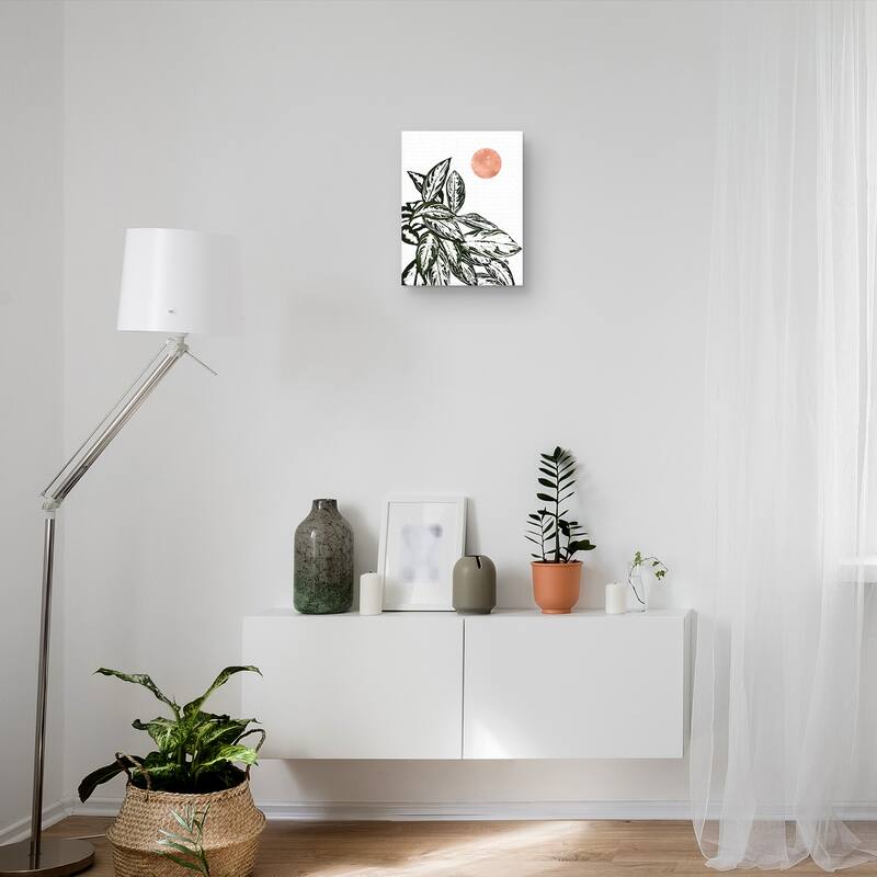 Calas 2 (rose gold) Canvas Art Print