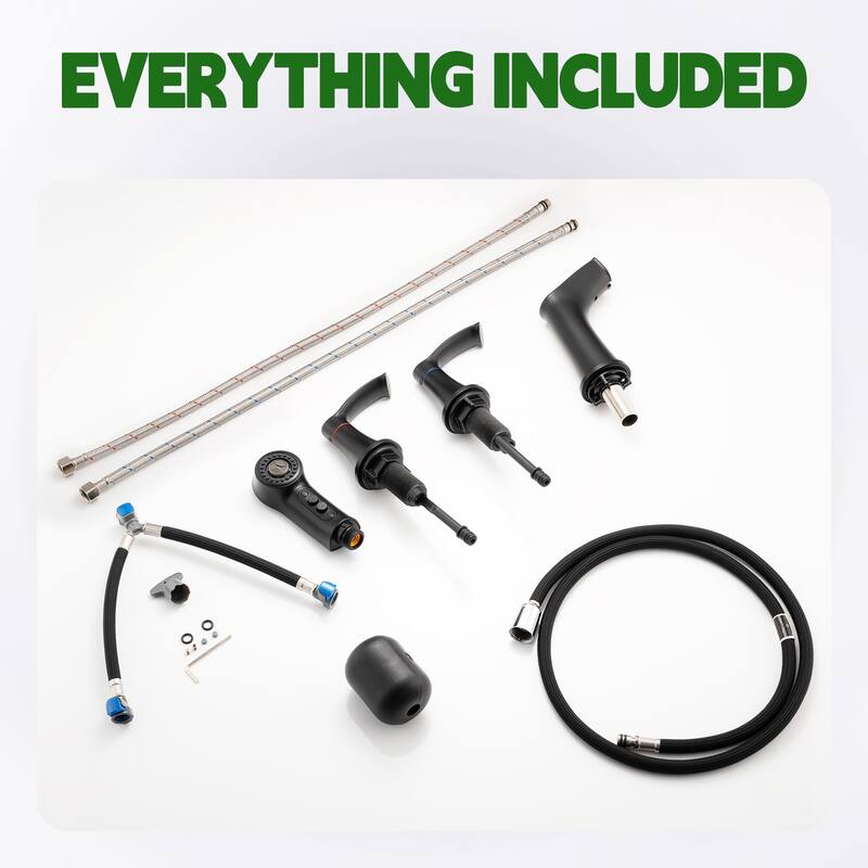 Topcraft Pull Down Two Handle Bathroom Sink Faucet