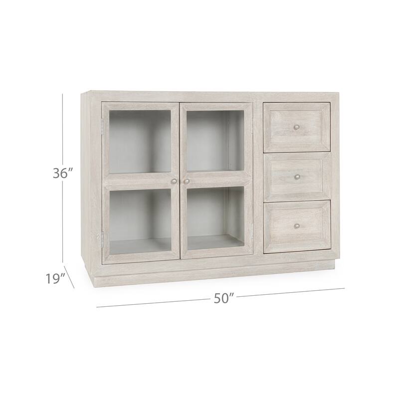 Classic Home Isha Mango Wood Cabinet