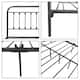Alazyhome Simple Vintage Metal Platform Bed Frame, Easy-Assembly