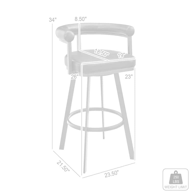 Magnolia Swivel Counter and Bar Stool