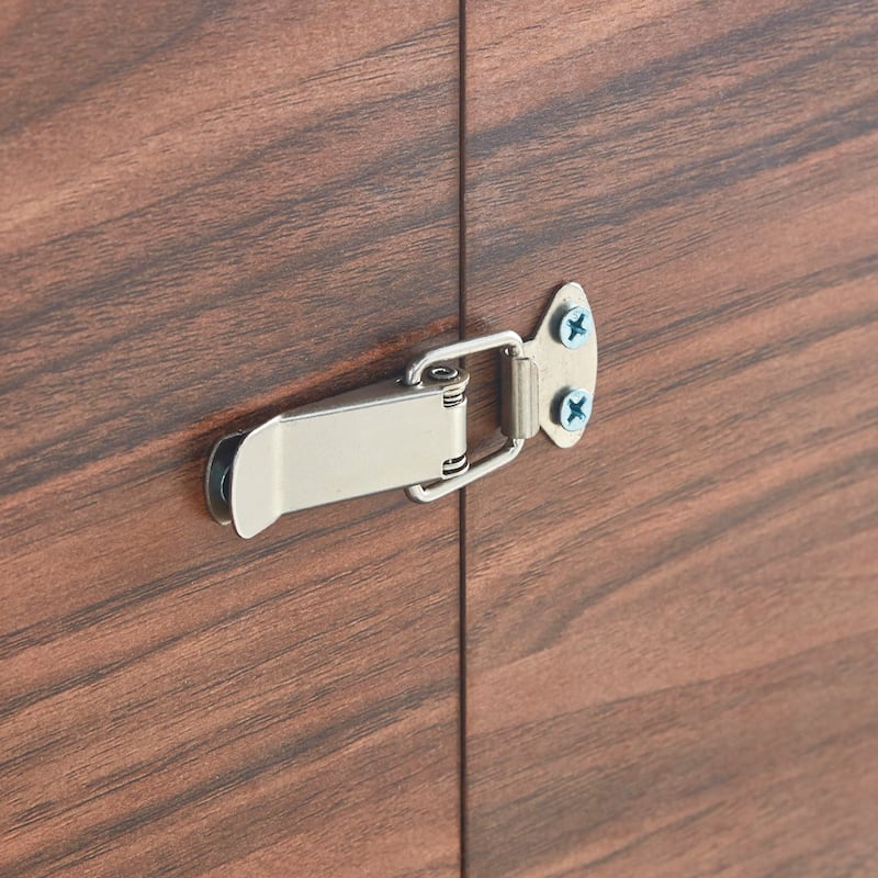 GDFStudio - Mapleton Modern Contemporary Space Saving 47.24" Extendable Dining Table with Telescoping Top & Metal Frame